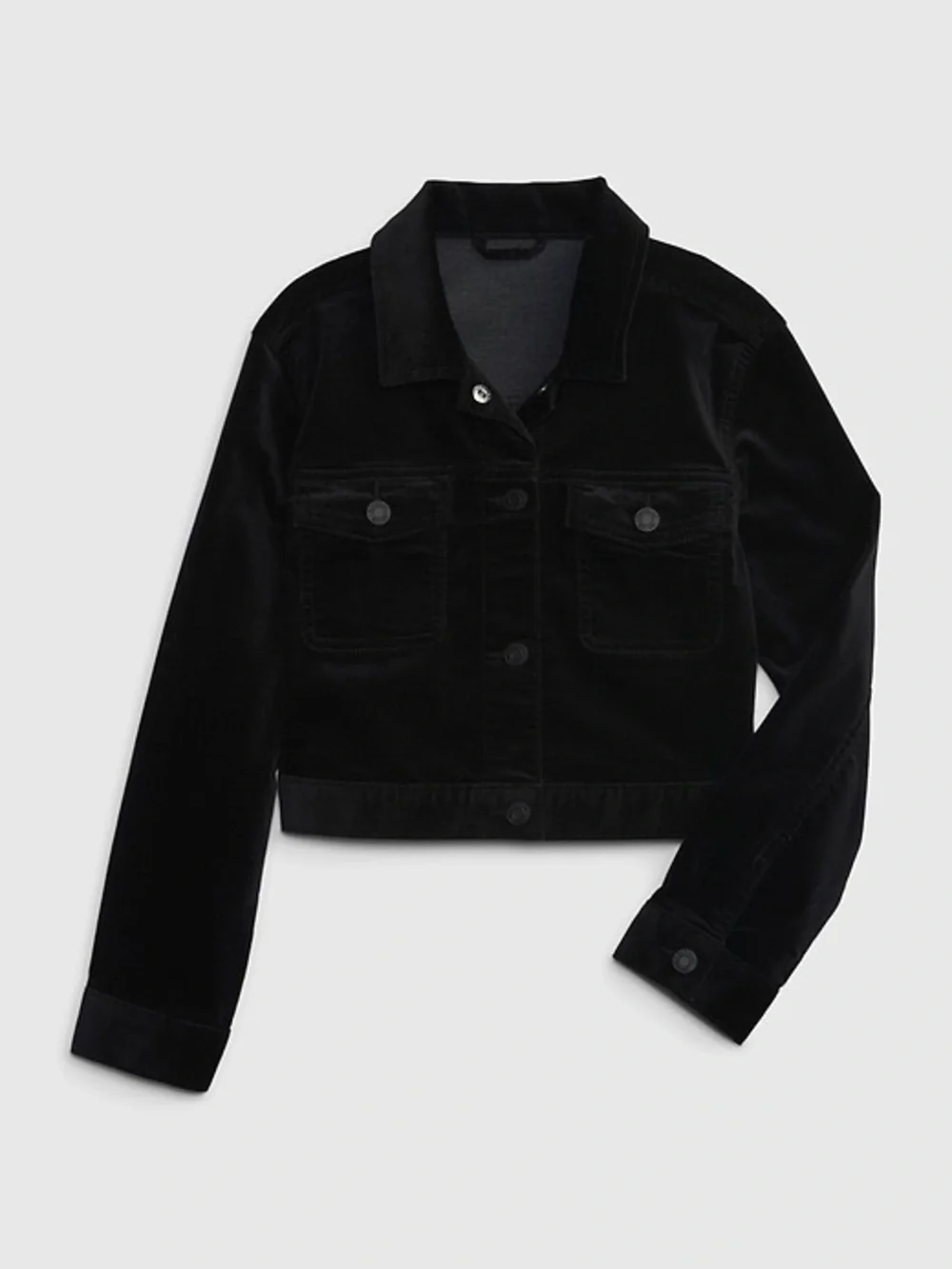 NWT GAP Black Velvet Icon Jacket for Kids
